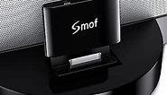 Smof Premium 30 Pin Bluetooth Adapter for Sounddock,Replace iPod/Phone/JBL/Car, Bluetooth Audio Receiver 3.5 mm AUX Output-Female
