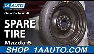 How to Remove and Install a Spare Tire 2002-07 Mazda 6