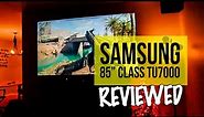 Next-Level Home Entertainment: Samsung 85" Class TU7000 UHD TV Review