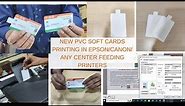 PVC card Print in Epson Canon any Centre Feeding Printers | Updated Softcards Plus Full Tutorial