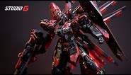 Customizing the KING of Gunpla | RG Hi-Nu Gundam | ASMR | Custom Build | 4K