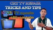 CRT TV repair easy way short trick and tips