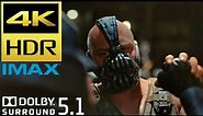 Batman V Bane Fight Scene in IMAX | The Dark Knight Rises (2012) Movie Clip 4K HDR
