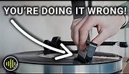 How to Use a Record Brush - Avoid Damage!