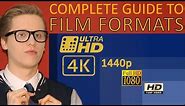 Understanding Film Formats | 4K vs. UHD vs. 1440p vs. Full HD vs. HD