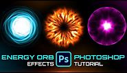 Photoshop Tutorial| Glowing Orb/Fire Portal/Plasma/Shockwave