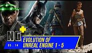 Evolution of Unreal Engine 1 - 5 (2020) Comparison