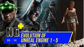 Evolution of Unreal Engine 1 - 5 (2020) Comparison