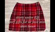 skirts under $25 avail on our depop, perfect gifts for ur favorite mini skirt lover (i know id love one as a gift)! we ship next business day & have 100  5 star reviews 🎁 depop @ aprilshowersmayflowers love u guys happy holidays stay safe and stay swaggy #Ad #giftinggarms #depopamplified