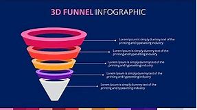 How to Create a 3D Funnel Infographic in PowerPoint 🔥🔥 Free PowerPoint Template