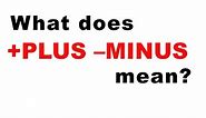 What does "plus" and "minus" mean in sports betting?