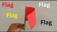 How to make a paper easy flag | Origami Paper Easy and Simple Flag