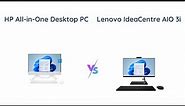 HP vs Lenovo All-in-One Desktop PC Comparison