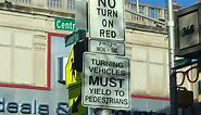 What's the difference between No Turn on Red and Stop Here on Red signs?
