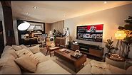 The Dream Home Basement Makeover - Desk Setup & Living Room Area!
