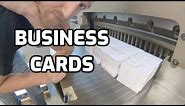 How to make Business Cards and more Printing Tips for Digital Printers