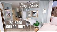 Gorgeous Modern Chic 20 Sqm Tiny Home Studio Condo Apartment Unit