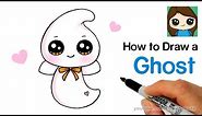How to Draw a Cute Ghost Easy | Beanie Boos