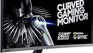 SAMSUNG 27-Inch CRG5 240Hz Curved Gaming Monitor (LC27RG50FQNXZA) – Computer Monitor, 1920 x 1080p Resolution, 4ms Response Time, G-Sync Compatible, HDMI,Black