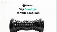 Tumaz Foot Roller [Upgraded Version with Deeper Bump] Ergonomic Designed Plantar Fasciitis Massage Roller for Relieving Plantar Fasciitis, Foot Arch Pain, Foot Massager for Deep Tissue Recovery