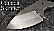 How to make a Canada knife ( A Canadian skinning knife )