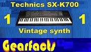 Technics SX-K700 synthesizer demo and review