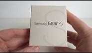 Samsung Gear S SM R750 unboxing