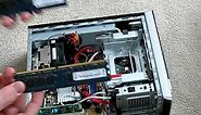 HP SlimLine How To Open and Construct