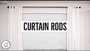 DIY How to hang curtain rods - EASY project!!