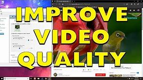 How to Fix Video Blur! NVIDIA HD Video Sharpen