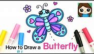 How to Draw a Butterfly Easy