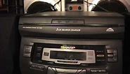 1998 Sharp CD-C406 stereo system