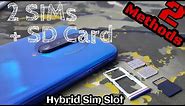 [ 2 Methods ] How To Use Both 2 SIM With SD CARD with Hybrid SIM Slot Adapter | Muz21 Tech