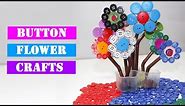 Easy Button Flower Craft | DIY Flower Project