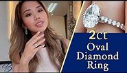 Upgrading Her Engagement Ring | To 2 ct Oval Diamond