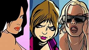 Who are the three models featured on GTA Trilogy Definitive Edition posters?