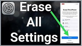What Happens When You Erase All Content And Settings?