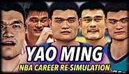 YAO MING’S NBA CAREER RE-SIMULATION | NO INJURIES! UNSTOPPABLE 7’6” POWERHOUSE | NBA 2K20