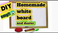 Homemade whiteboard|How to make whiteboard at home|Diy whiteboard|Whiteboard making at home