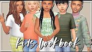 The Sims 4 | KIDS LOOKBOOK 🐻 | + CC links