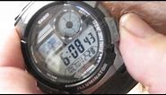 Casio Men's World Time Black Illuminator Digital Watch Review