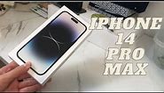 unboxing my new iphone 14 pro max | space black 512GB