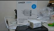 Unboxing Anker Charger 24W 2-Port USB & Micro USB Cable
