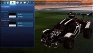 How to make the full black octane in rocket league