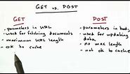 Differences Between Get and Post - Web Development