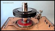 Ristaucrat M-400 Industrial-Strength Both-Sides 45 RPM Record Player Demo