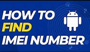 📱 How to Find Your IMEI Number | Tips for Redmi Android Phone Users 📱
