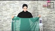 Tutorial Tudung - Tudung Clara Chiffon by MuslimahClothing.com