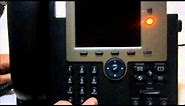 how to factory rest Cisco cp-7945g IP phone