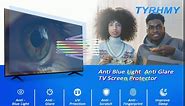 TYRHMY Anti-Glare TV Screen Protector for 50/55/65/70/75 Inch, Matte Anti-Reflection/Anti-Blue Light/Dust Filter Film, Filtering Can Reduce Eye Fatigue,75" 1645 * 930